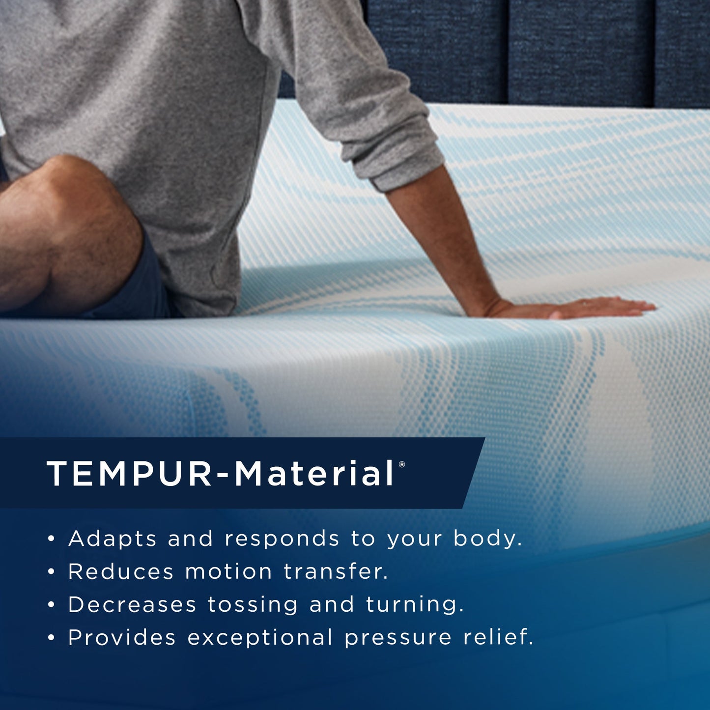 Tempur-Pedic TEMPUR-ActiveBreeze Medium Hybrid Smart Bed – Pressure Relief Support