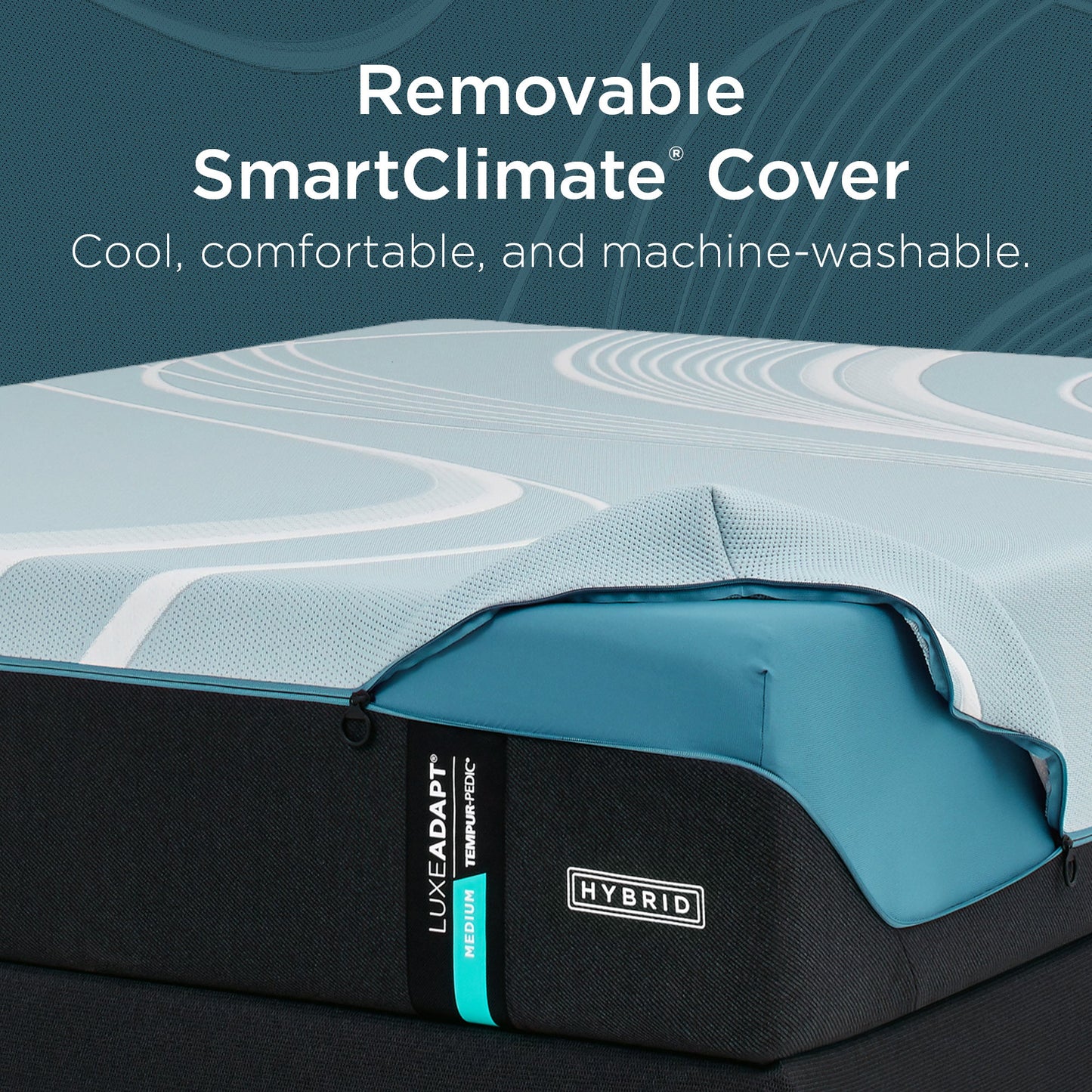 Tempur-Pedic TEMPUR-LuxeAdapt Medium Hybrid Mattress – Image 14
