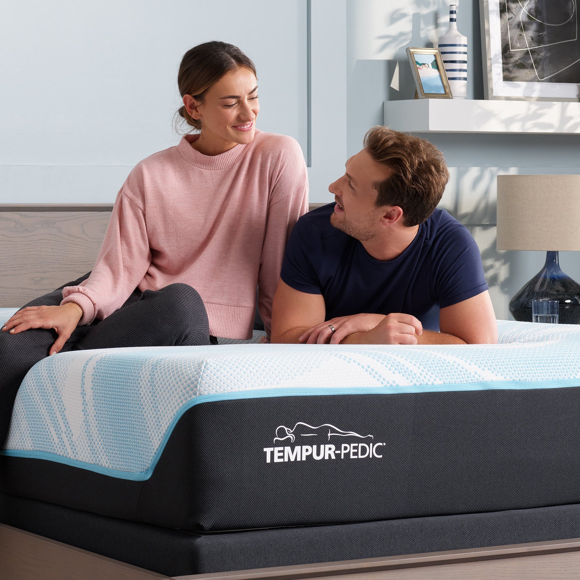 Tempur-Pedic TEMPUR-LuxeBreeze Firm Mattress – Lifestyle View