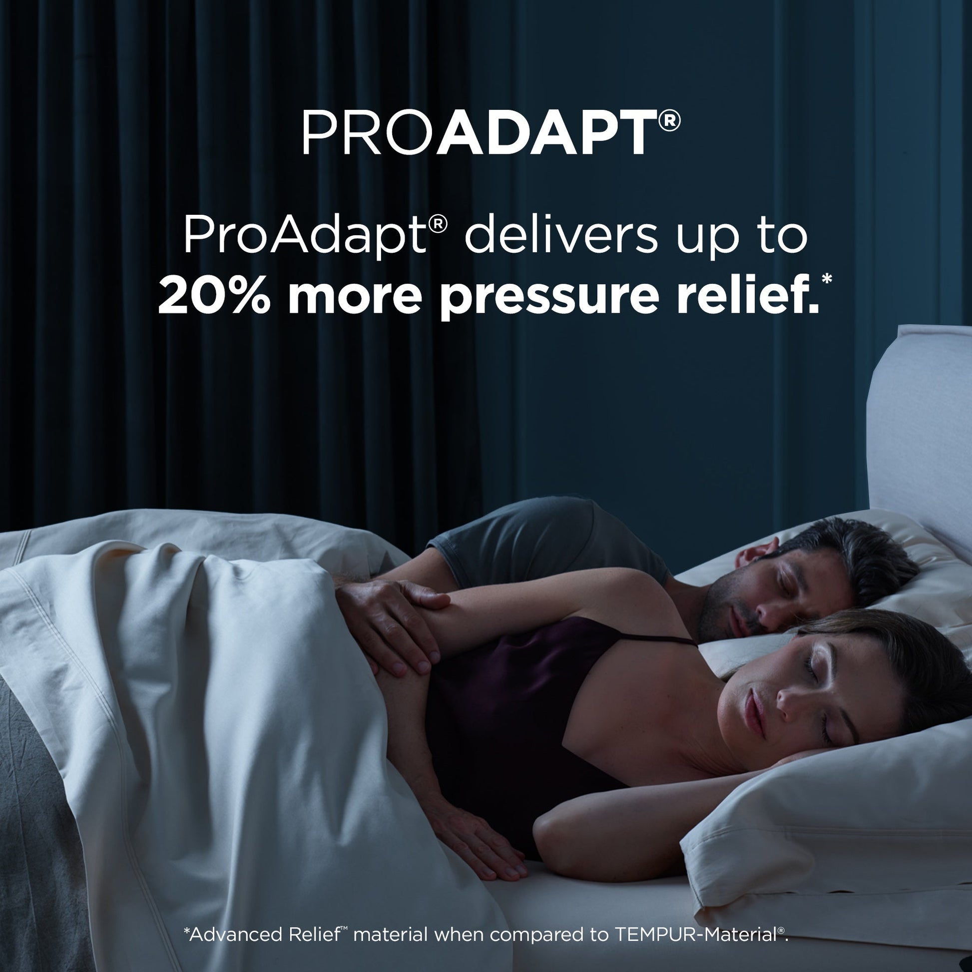 Tempur-Pedic TEMPUR-ProAdapt Medium Hybrid Mattress – Lifestyle View