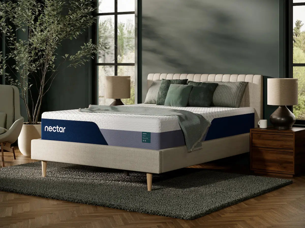 Nectar Premier Memory Foam Mattress with cooling cover