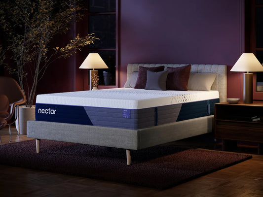 Nectar Luxe Hybrid Mattress with cooling cover