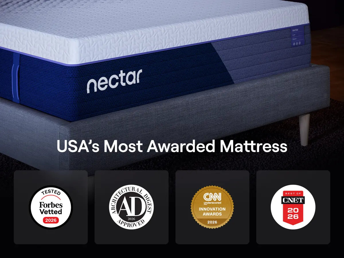 Nectar Luxe Hybrid Mattress lifestyle view