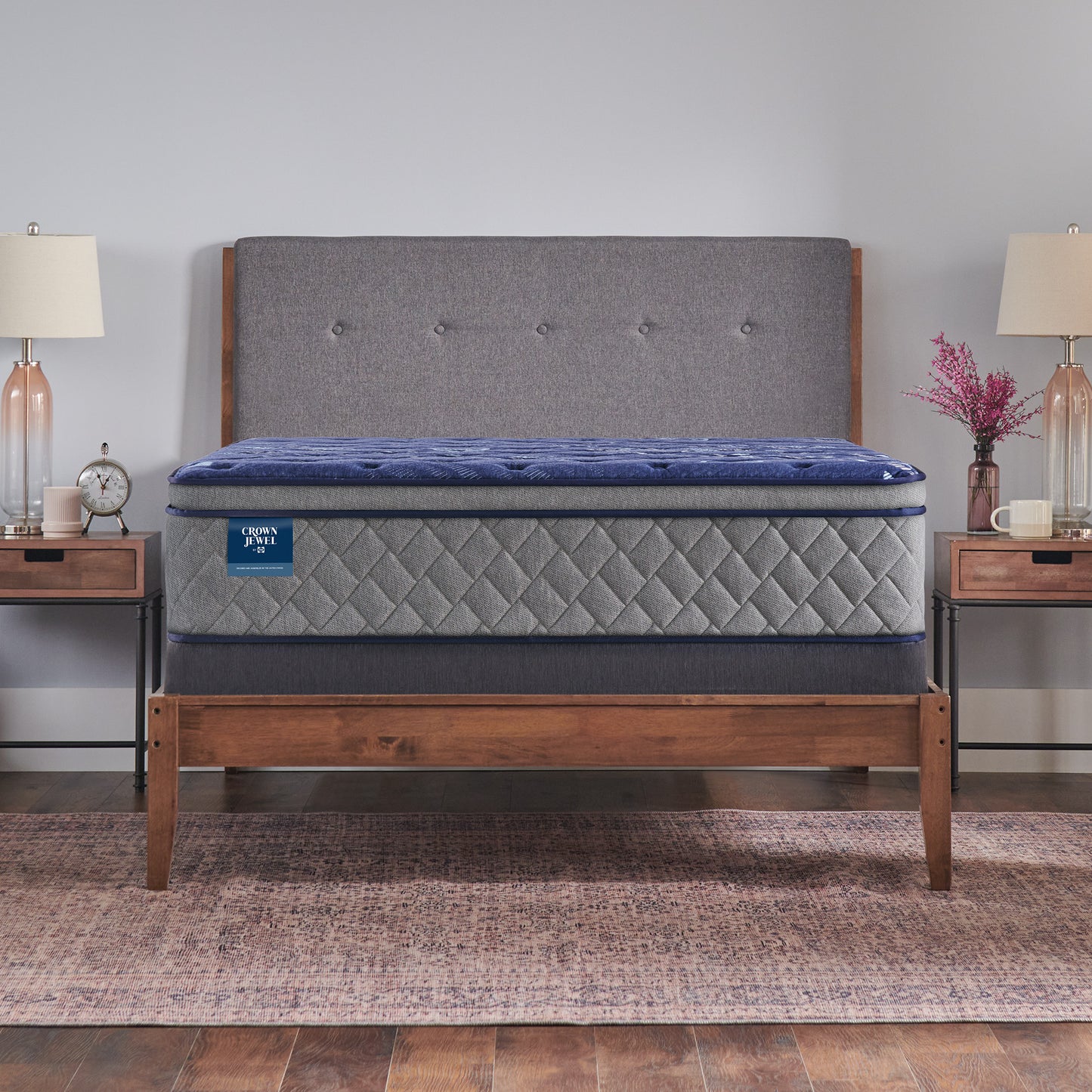 Crown Jewel by Sealy® Grand Jewel Soft Euro Pillow Top Spring 15" – Room View