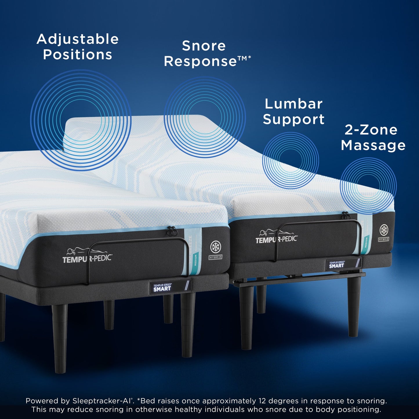 Tempur-Pedic Ergo Smart Base – Lumbar Support Feature