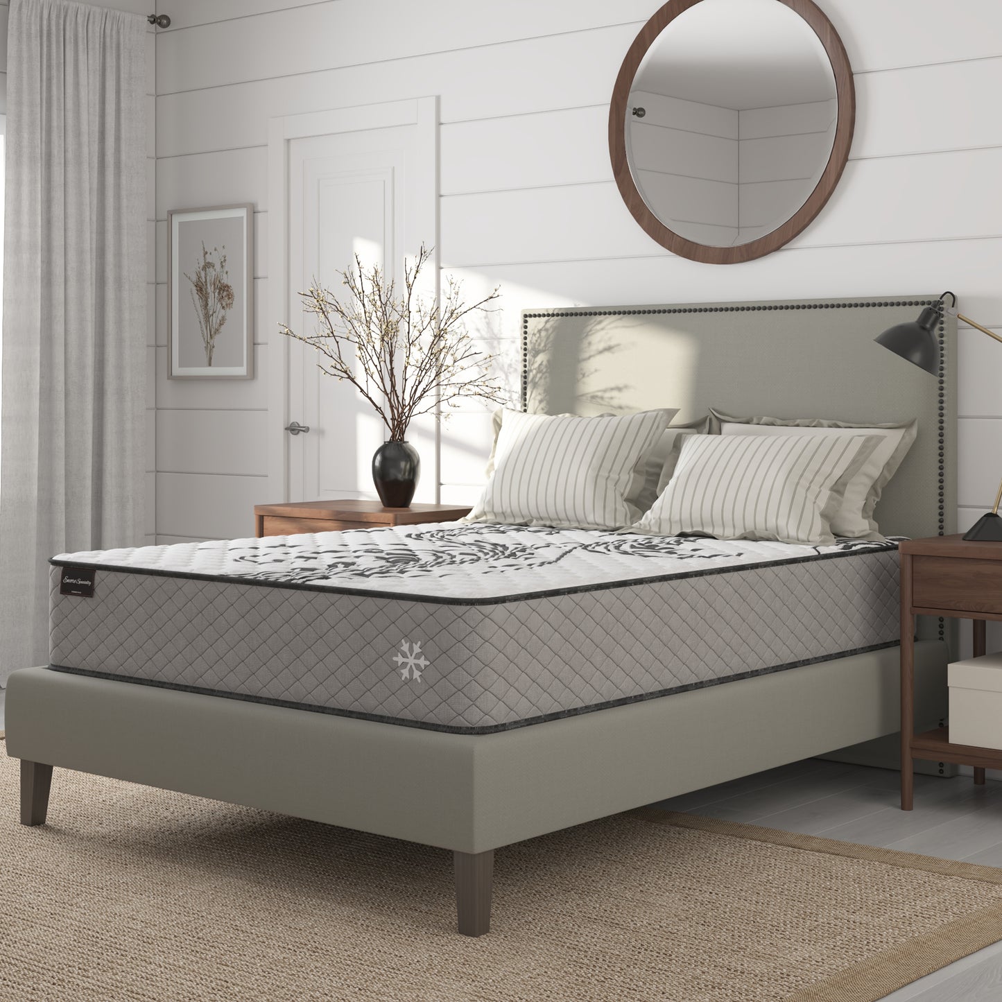 Sherwood Encore Specialty Effortless Firm Tight Top Mattress – Lifestyle View