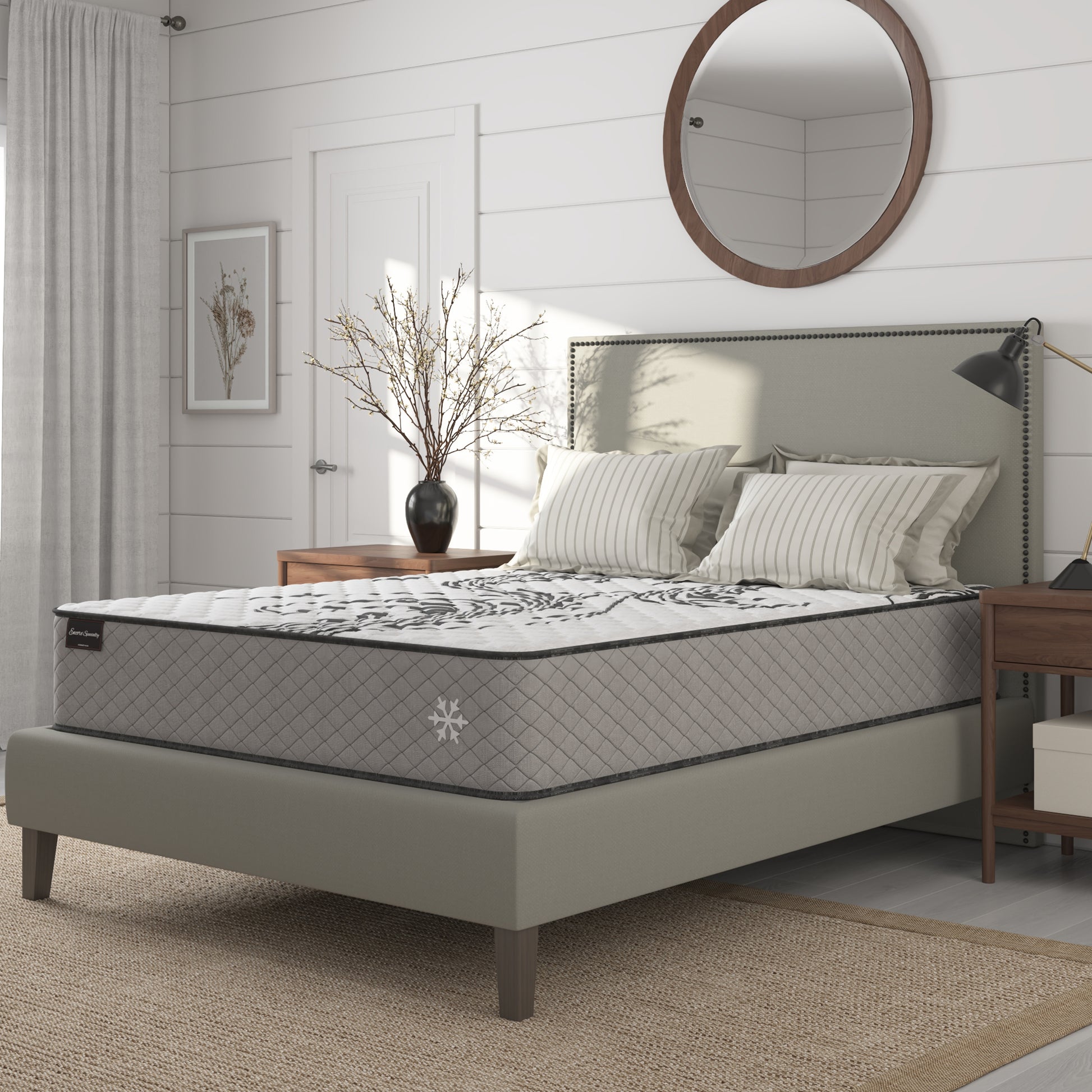 Sherwood Encore Specialty Effortless Firm Tight Top Mattress – Lifestyle View