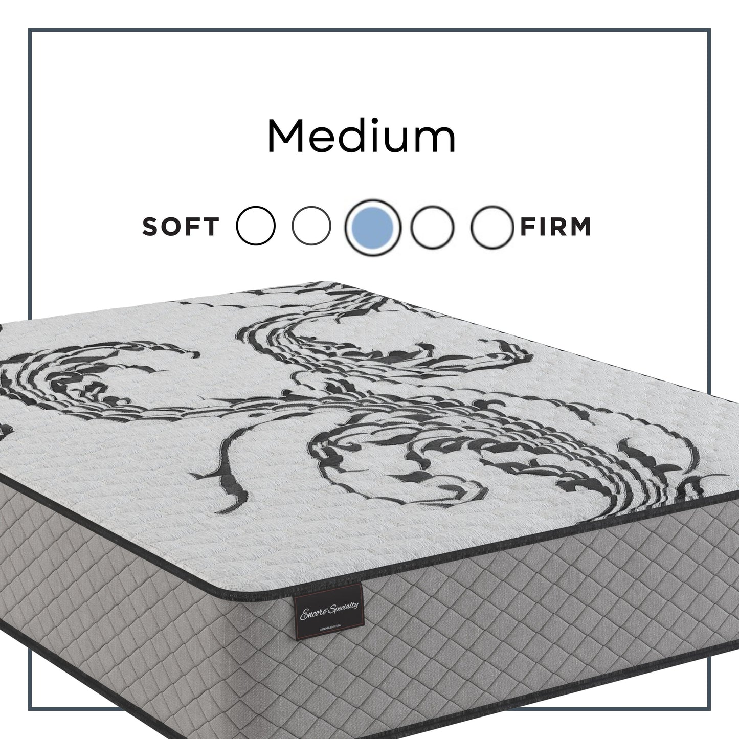 Sherwood Encore Specialty Effortless Medium Tight Top Mattress – Mattress Construction Detail
