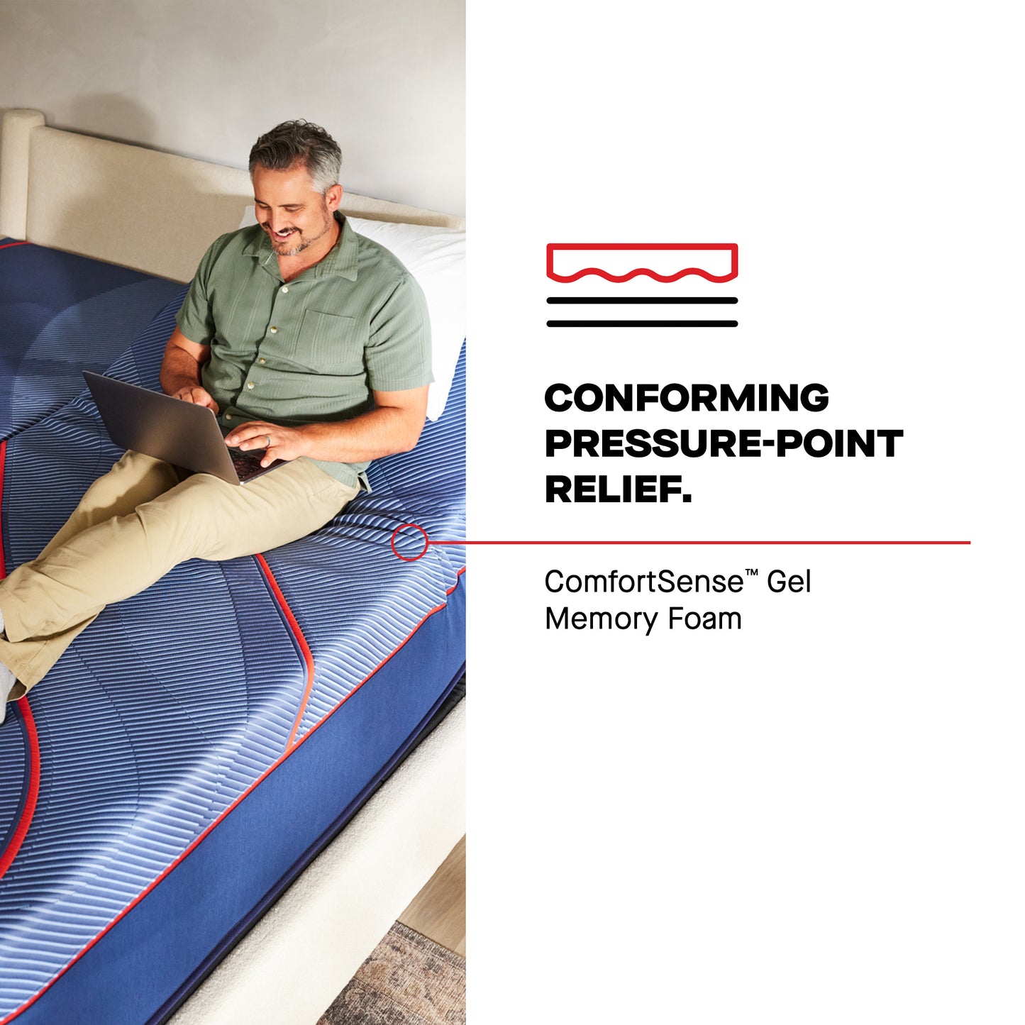 Sealy Posturepedic Elite Hybrid Albany II Medium Mattress – Feature Detail