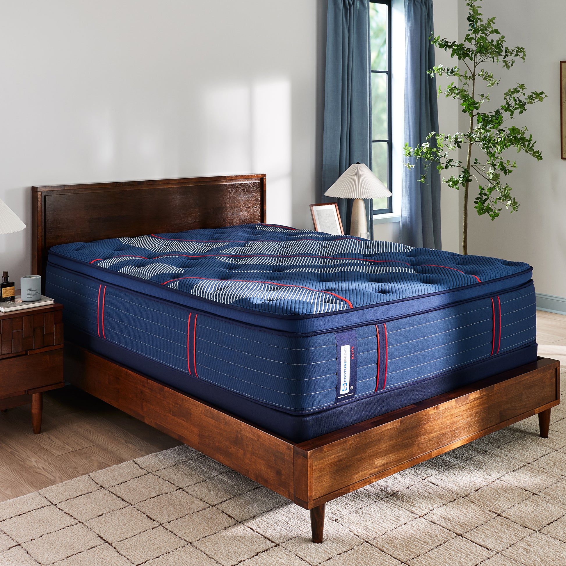 Sealy Posturepedic Elite Spring Brenham II Medium Euro Pillow Top Mattress – Room View