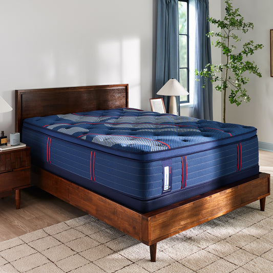 Sealy Posturepedic Elite Spring Brenham II Medium Euro Pillow Top Mattress – Room View