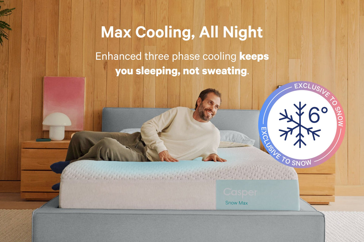 Casper Snow Max cooling technology
