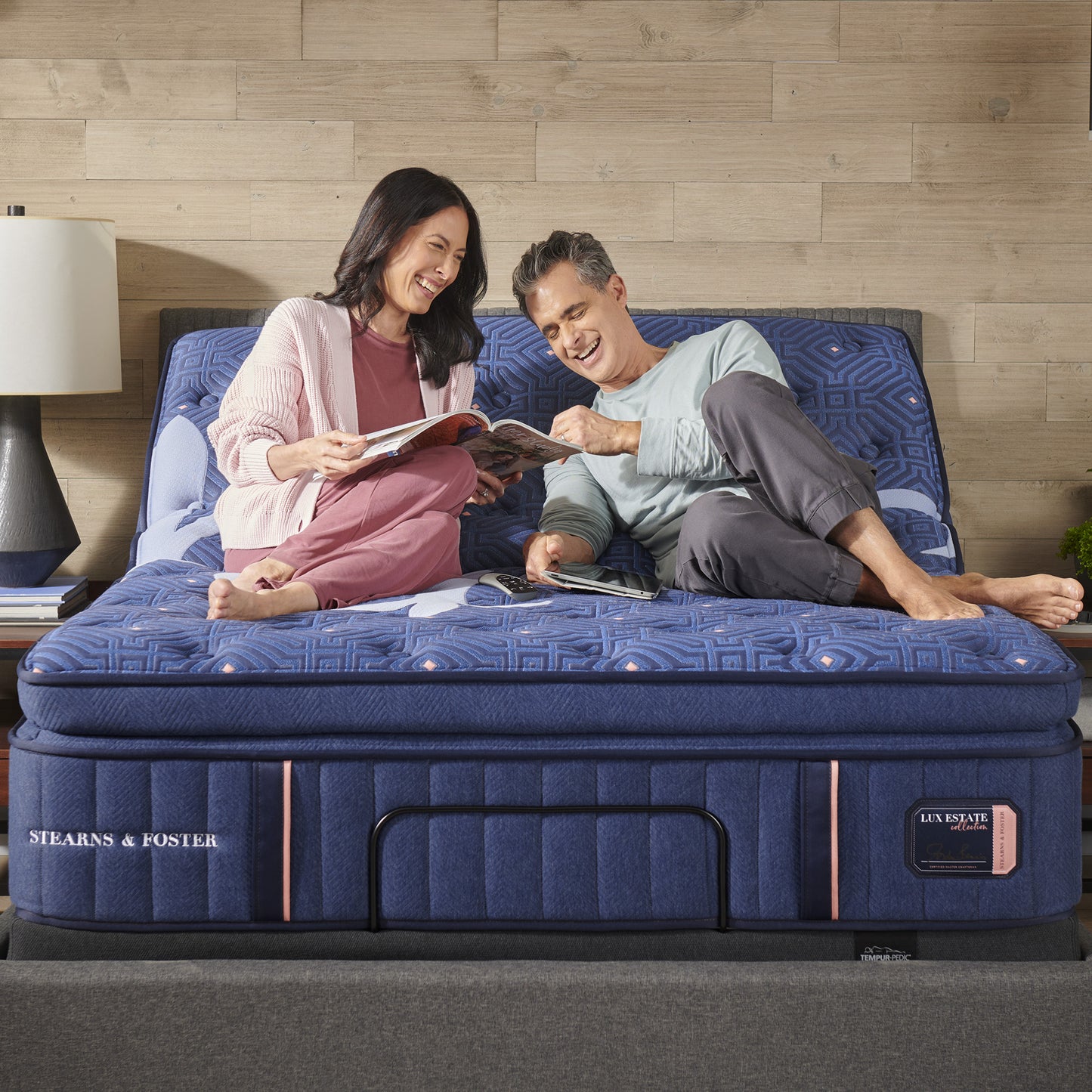 Stearns & Foster Lux Estate Firm Pillow Top Mattress – Lifestyle View