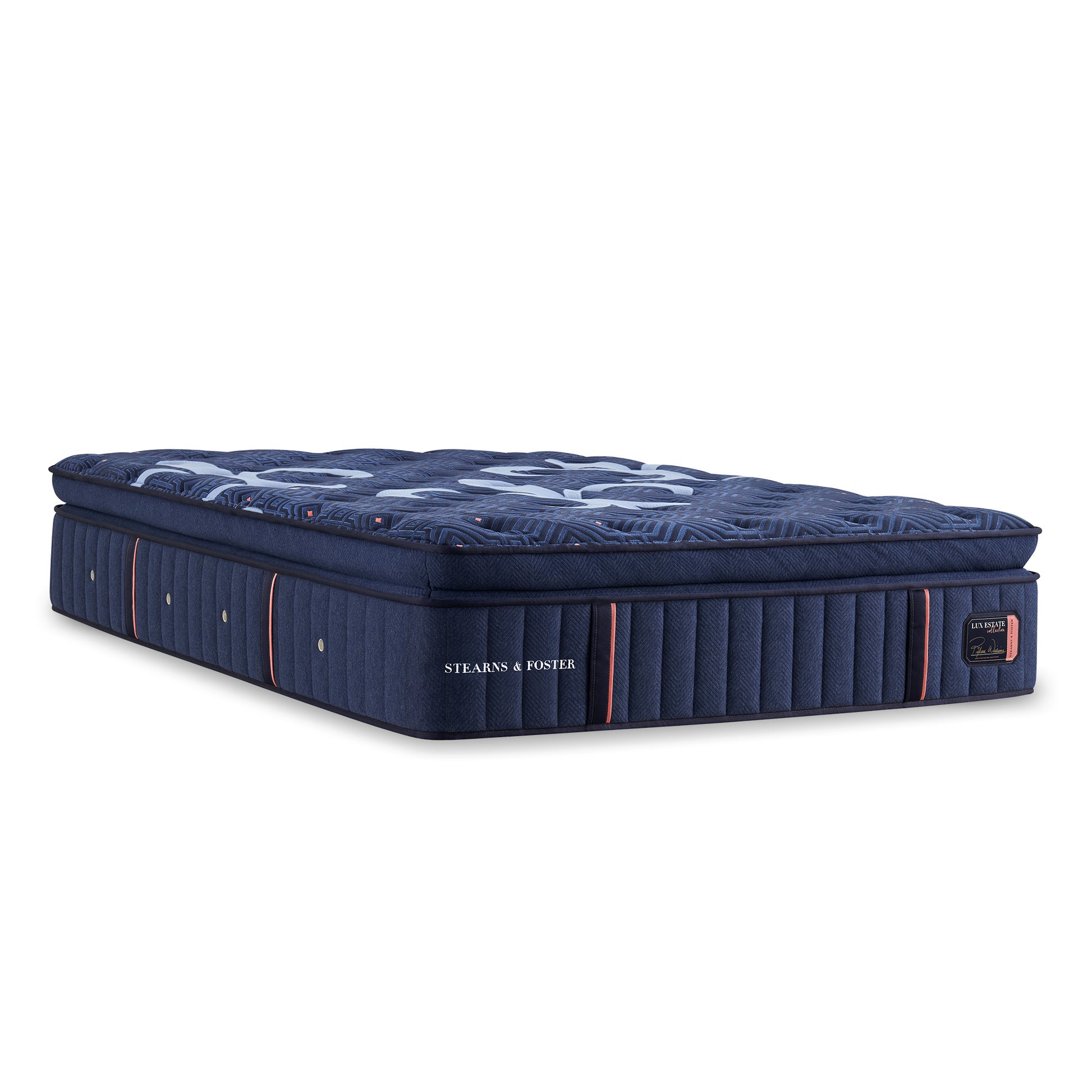 Stearns & Foster Lux Estate Medium Euro Pillow Top Mattress – Product Silhouette